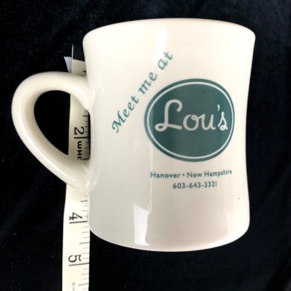 Dartmouth College Meet Me at Lous Restaurant Ware Mug Hanover NH Excellent - Picture 5 of 7